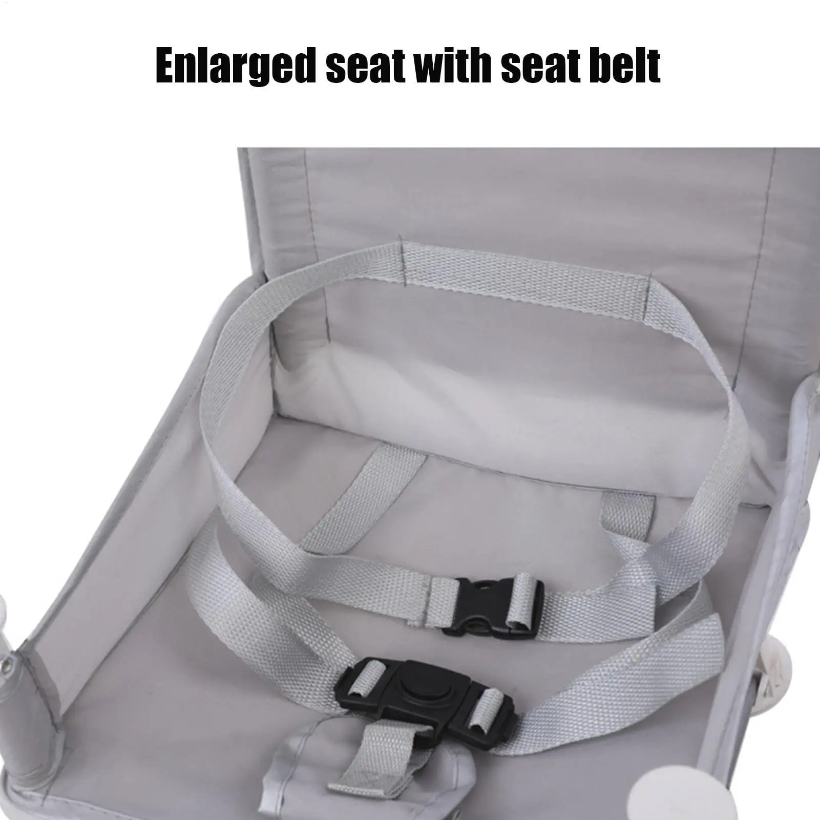 Baby Feeding Chair Foldable baby feeding booster chair With sunshade and removable tray Portable High Chair Folding Booster Seat