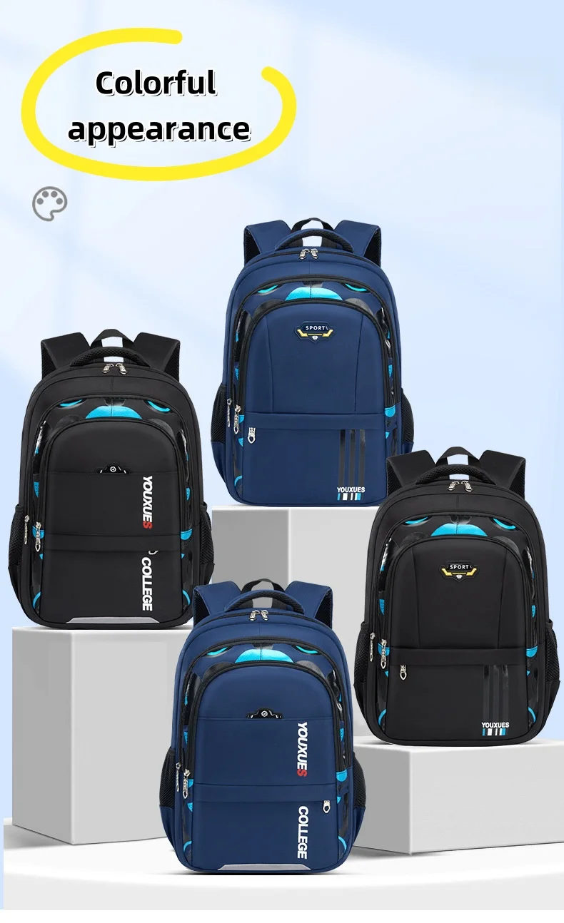 Children's Waterproof Schoolbag. Large Capacity, Good Feel, and Waterproof Function. Suitable for Teenage Boys/Girls. Breathable
