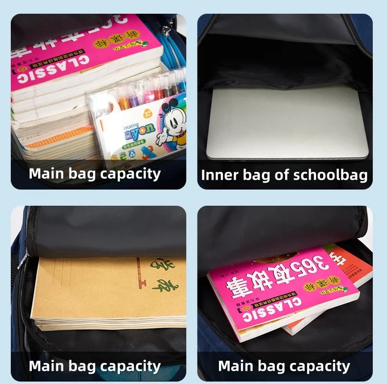 Children's Waterproof Schoolbag. Large Capacity, Good Feel, and Waterproof Function. Suitable for Teenage Boys/Girls. Breathable