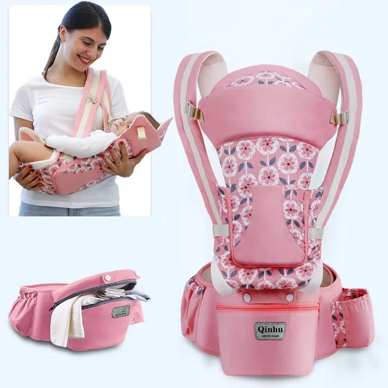 Newborn Ergonomic Baby Carrier Backpack Infant Baby Hipseat Carrier Front Facing Ergonomic Kangaroo Baby Wrap Sling Travel