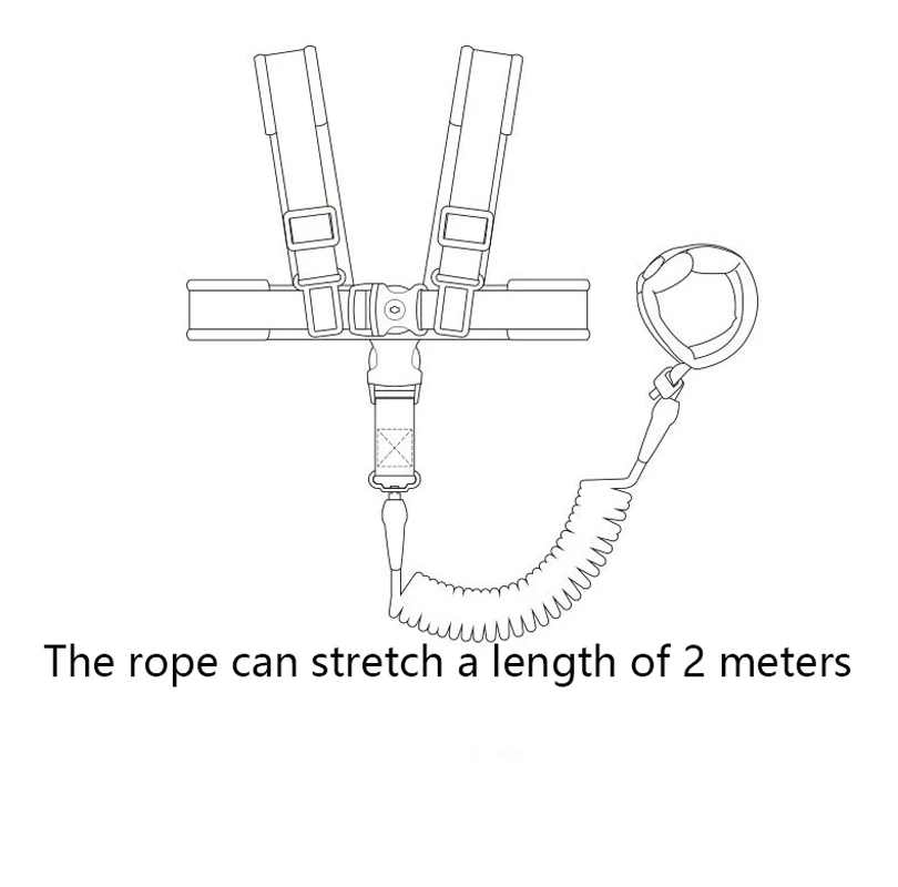 2 in 1 Toddler Harnesses Prevent Loss- Anti Lost Wrist Link for Toddlers Leashes 1-7year,Baby Harnesses Wristband Tether Strap