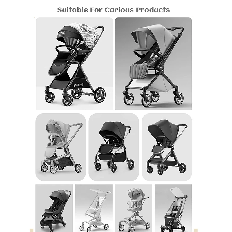 Autumn And Winter Warm Baby Stroller Seat Cushions Thickened Cotton Child Stroller Baby Seat Cushions Universal Four Seasons