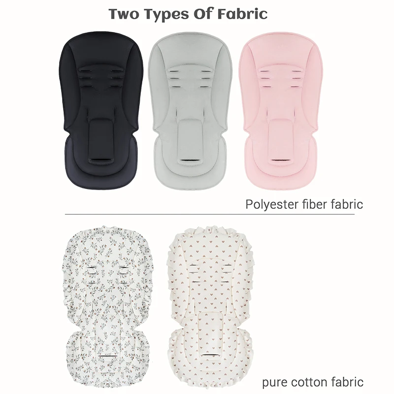 Autumn And Winter Warm Baby Stroller Seat Cushions Thickened Cotton Child Stroller Baby Seat Cushions Universal Four Seasons