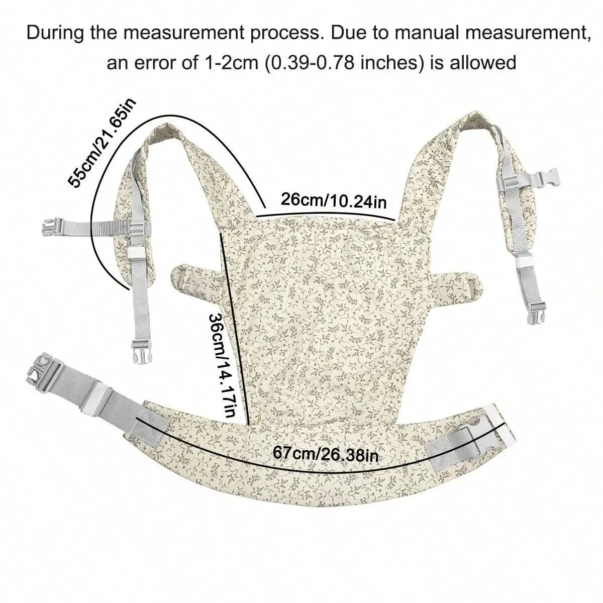 1Pc Baby Carrier, Multifunctional 4-in-1 Waist Stool Carrier, Adjustable and Comfortable Front and Back Straps, Portable and Suitable for All Seasons, a Handy Tool for Moms to Hold Their Babies, Freeing Their Hands
