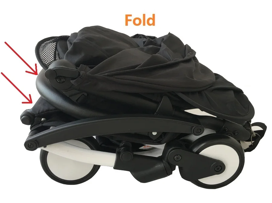 MomTan® Baby Stroller Accessories Armrest PU Leather Bumper Bar Handrail Extend Footboard Compatible with Babyzen YOYO 2  YOYO 3