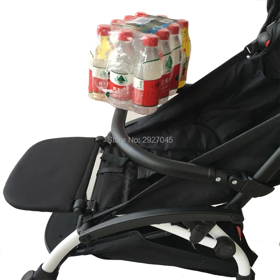 MomTan® Baby Stroller Accessories Armrest PU Leather Bumper Bar Handrail Extend Footboard Compatible with Babyzen YOYO 2  YOYO 3
