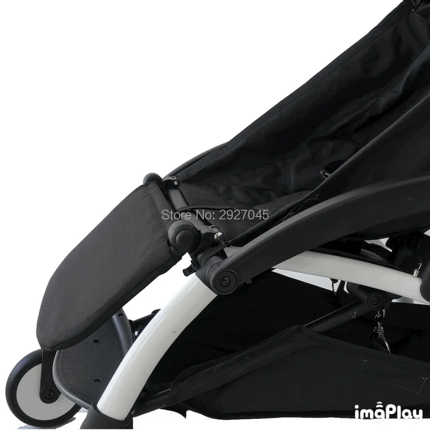 MomTan® Baby Stroller Accessories Armrest PU Leather Bumper Bar Handrail Extend Footboard Compatible with Babyzen YOYO 2  YOYO 3