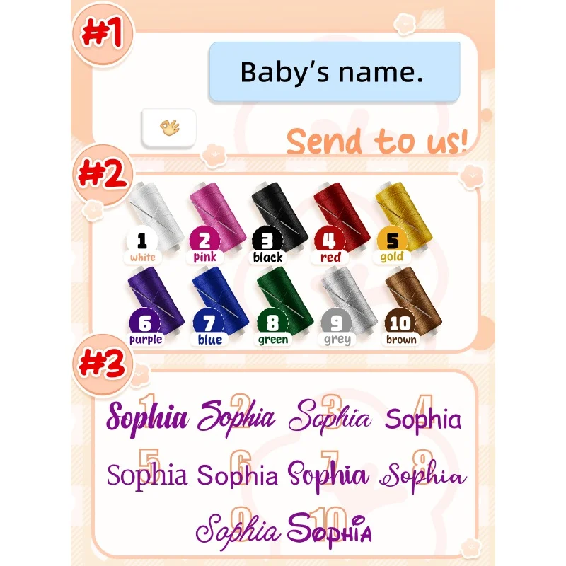 Personalized Baby Blanket Custom Name Soft Minky Dot 2-Piece Blanket Set Baby Shower Gift for Boys Girls