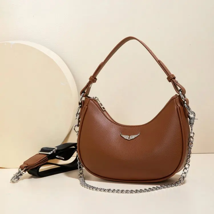 2026 Large Capacity Diaper Bag Commuter Elegant Leather High End Minimalist Tote Purse For Ladies Business Leisure