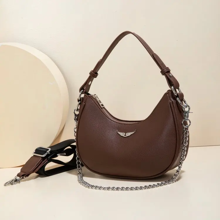 2026 Large Capacity Diaper Bag Commuter Elegant Leather High End Minimalist Tote Purse For Ladies Business Leisure