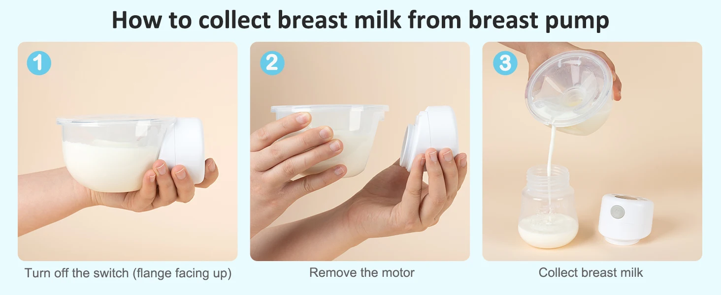 BornBL S12 Double / Single Electric Breast Pumps, Hands-free Poratable Mom Milk Puller Pump, Slient Breastfeeding Pump for Baby