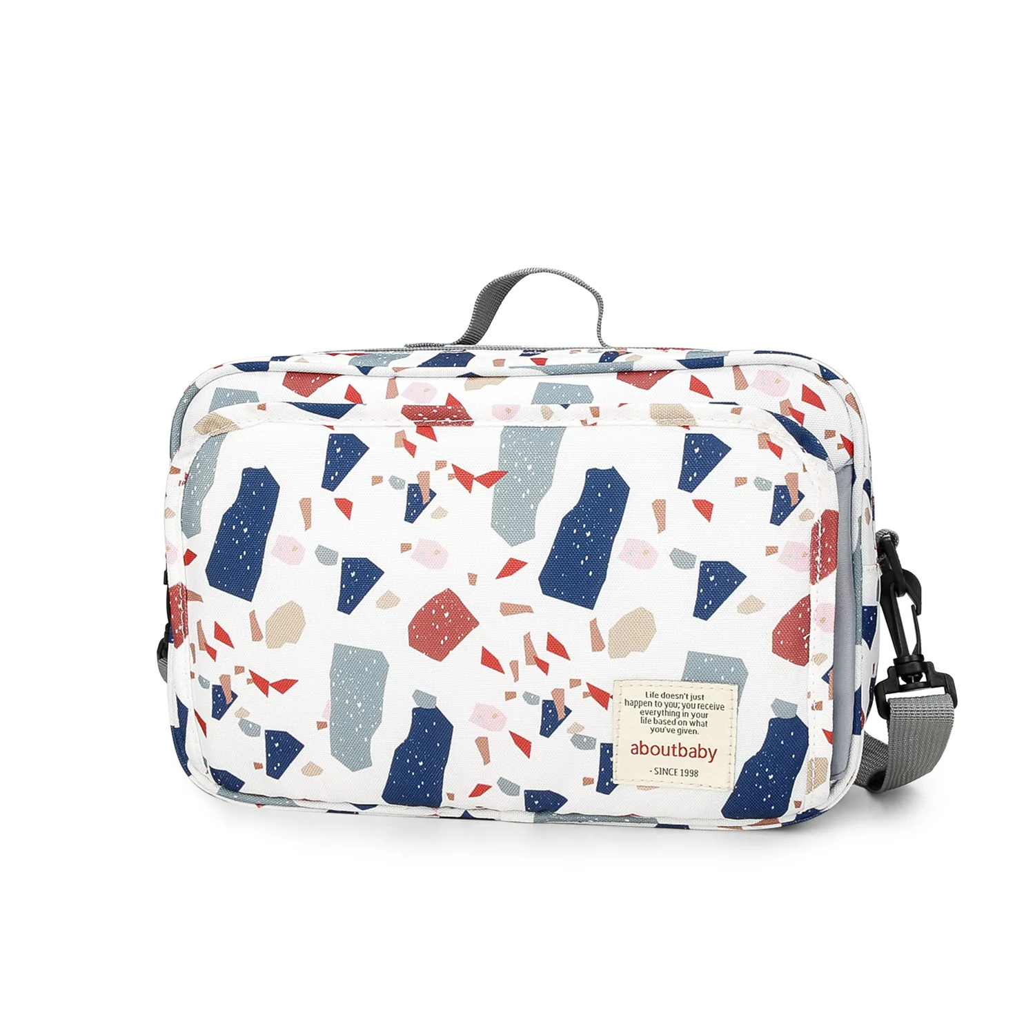 Baby Stroller Bag Waterproof Portable Outing Travel Mummy Bag Multifunction Diaper Bottle Storage Hanging Bag Pram Organizer
