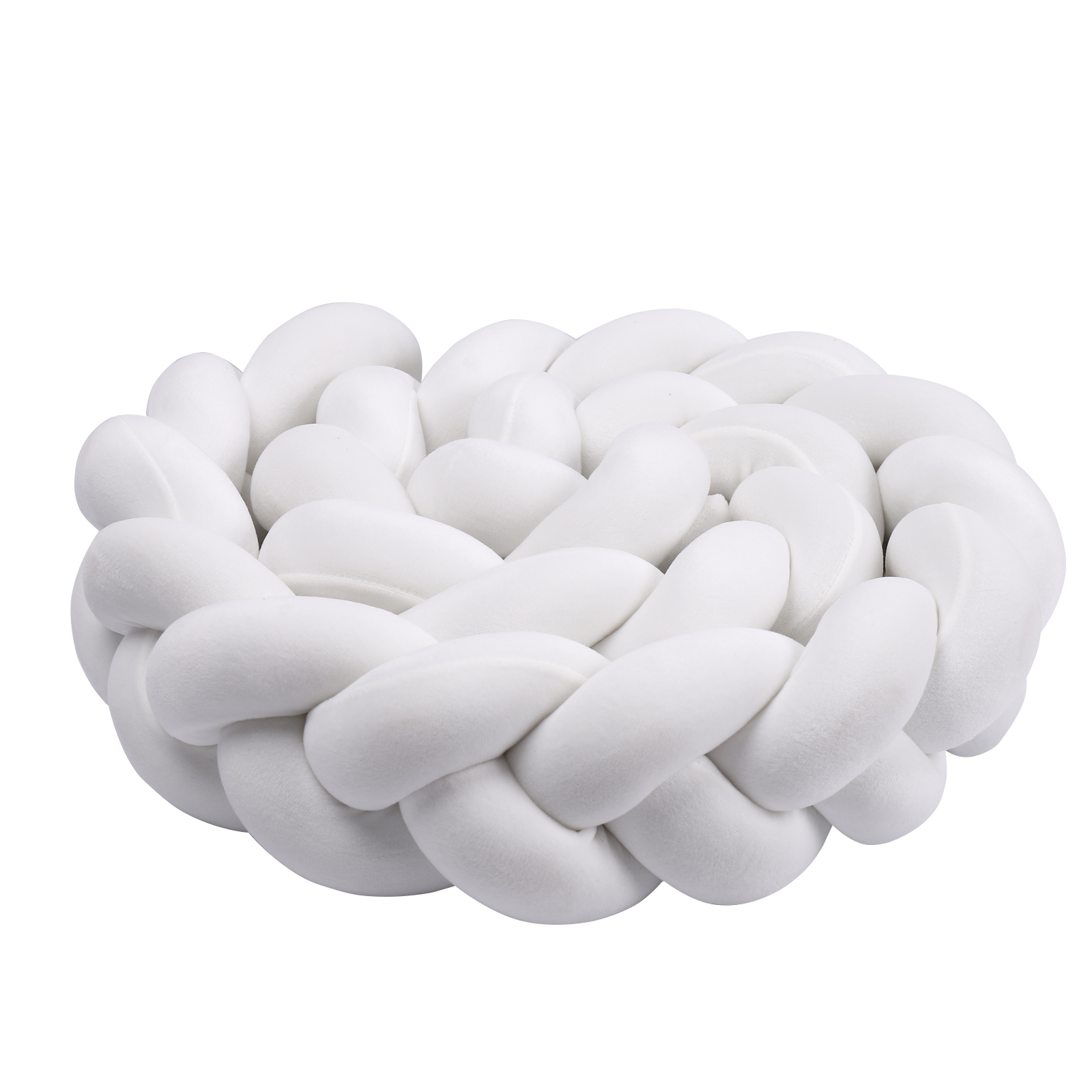1-4M Baby Crib Bumper Protector Infant Cradle Pillow Cushion Braid Knot Bumper Protector Room Decor Tour De Lit Bebe Tresse
