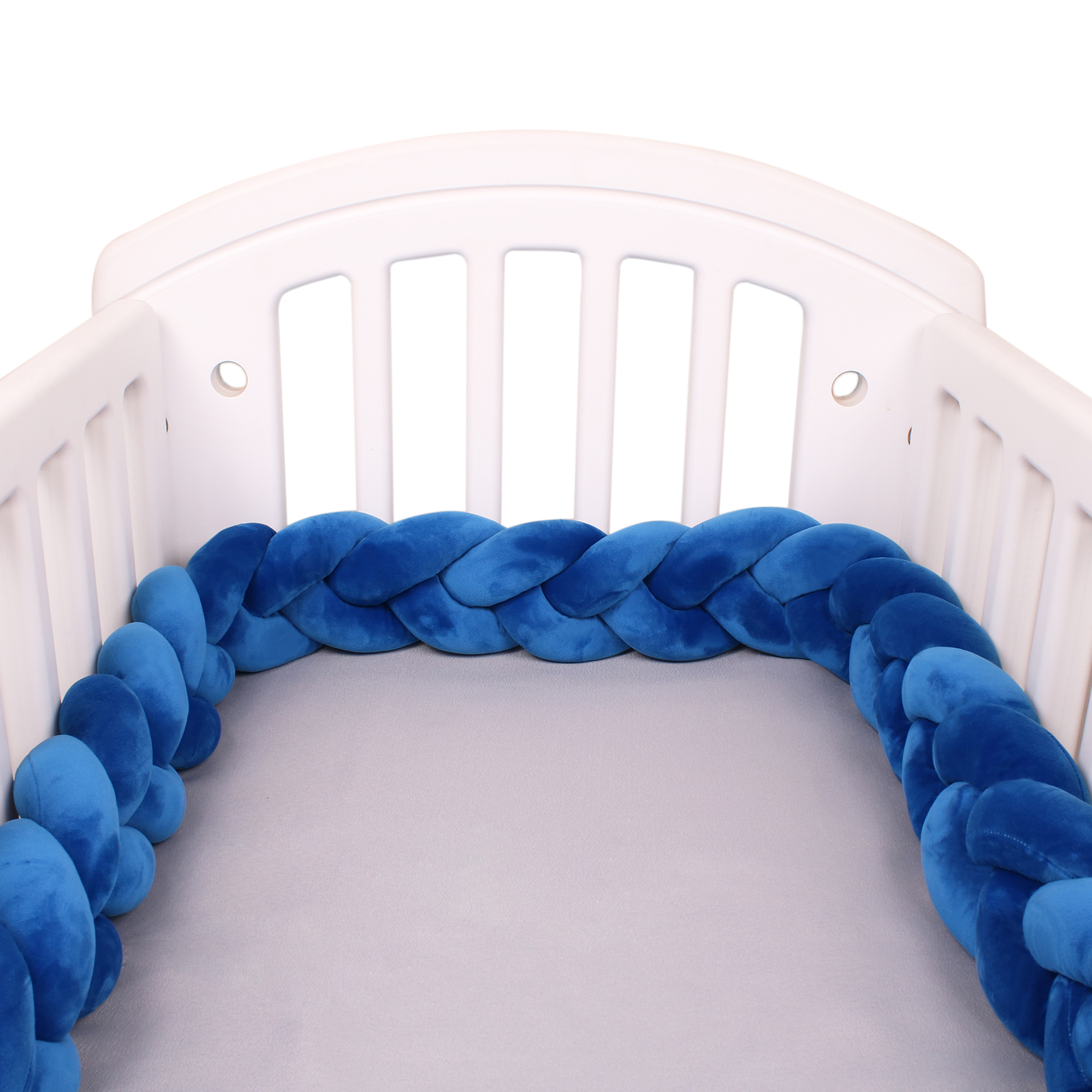 1-4M Baby Crib Bumper Protector Infant Cradle Pillow Cushion Braid Knot Bumper Protector Room Decor Tour De Lit Bebe Tresse