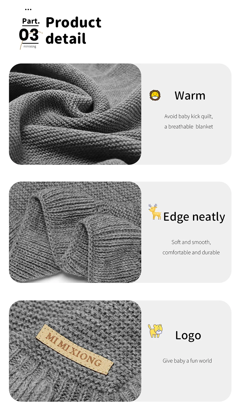 Baby Blankets Knitted Infant Boys Crib Bedding Quilt Girls Plaid 90*70cm Newborn Stroller Swaddling Warp Fashion Solid Ruffles