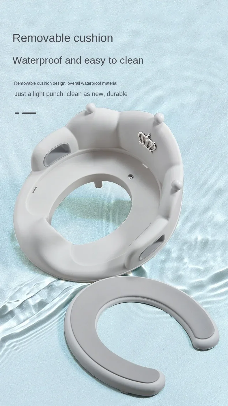 Baby and Child Toilet Seat Ring Female Baby and Little Boy Cushion Bedpan Cover Children's Toilet Household Auxiliary Toilet