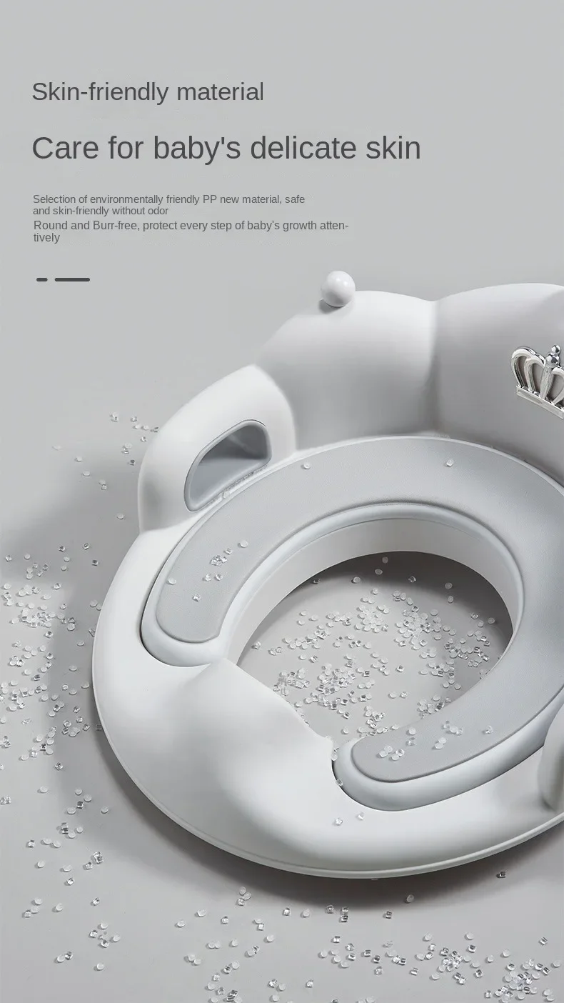 Baby and Child Toilet Seat Ring Female Baby and Little Boy Cushion Bedpan Cover Children's Toilet Household Auxiliary Toilet