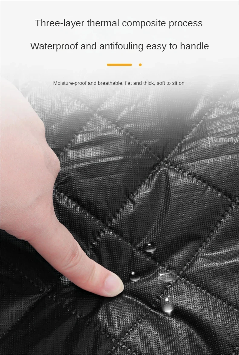 150*200CM Portable Picnic Mat Outdoor Foldable Thicken Beach Mat Moisture-proof Waterproof Camping Blanket Baby Activity Mat