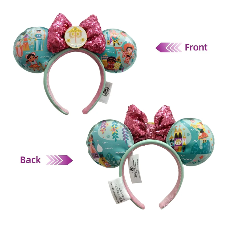 New Halloween Mickey Minnie Mouse Ears Headband Holiday Party Cosplay Hairband EARS COSTUME Plush Adult/Kids Headband Gift
