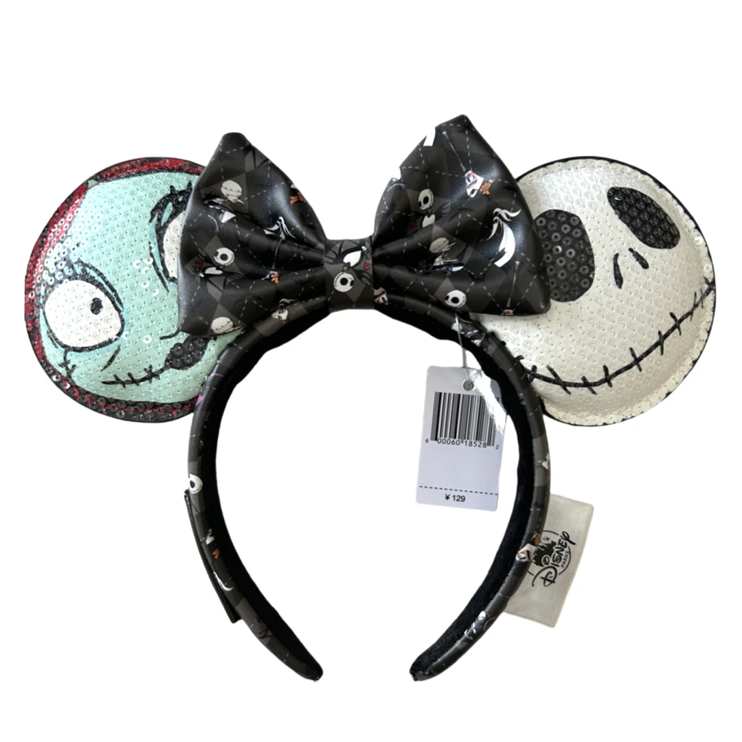 New Halloween Mickey Minnie Mouse Ears Headband Holiday Party Cosplay Hairband EARS COSTUME Plush Adult/Kids Headband Gift
