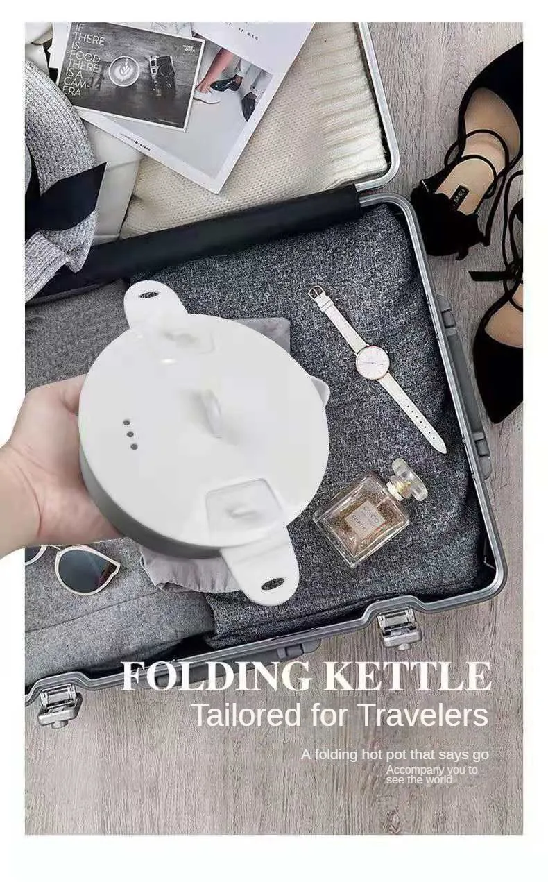 Multi Portable Foldable Pot for Travel Baby Milk Warmer Kettle Electric Cook Hot Pot Water Boiler Porridge Pot for Baby