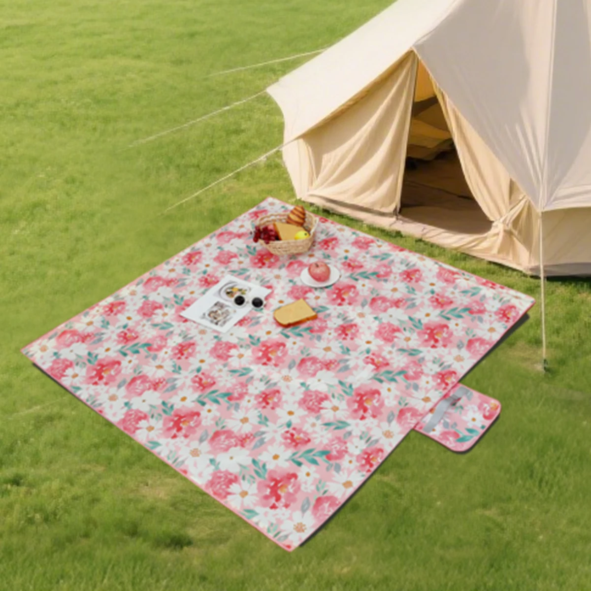 Elinfant Large Outdoor Camping Mat Waterproof Beach Mat Folding Portable Lightweight Picnic Mat