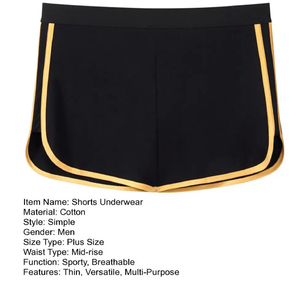 Men Shorts Underwear With Triangle Lining Elastic Waist Double-Layer Design 3-in-1 Pants Briefs Culottes Boxer Briefs 셔츠
