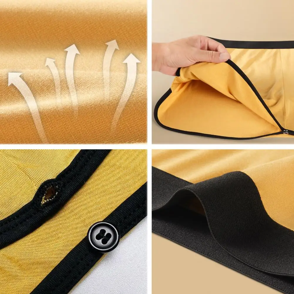 Men Shorts Underwear With Triangle Lining Elastic Waist Double-Layer Design 3-in-1 Pants Briefs Culottes Boxer Briefs 셔츠