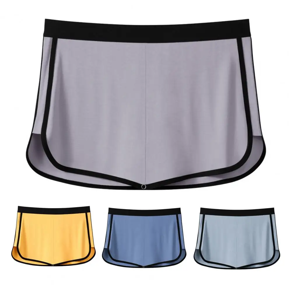 Men Shorts Underwear With Triangle Lining Elastic Waist Double-Layer Design 3-in-1 Pants Briefs Culottes Boxer Briefs 셔츠