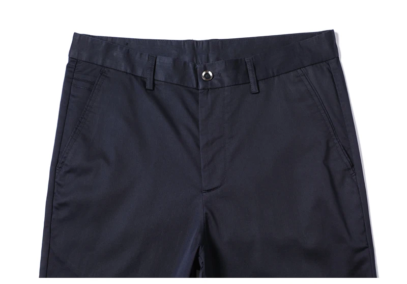 6 Color Casual Shorts Men 2025 Summer New Straight Elastic Business Fashion Thin Short Pants Male Brand Khaki Beige Black Navy