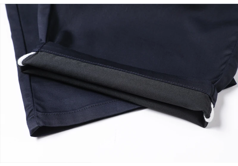 6 Color Casual Shorts Men 2025 Summer New Straight Elastic Business Fashion Thin Short Pants Male Brand Khaki Beige Black Navy