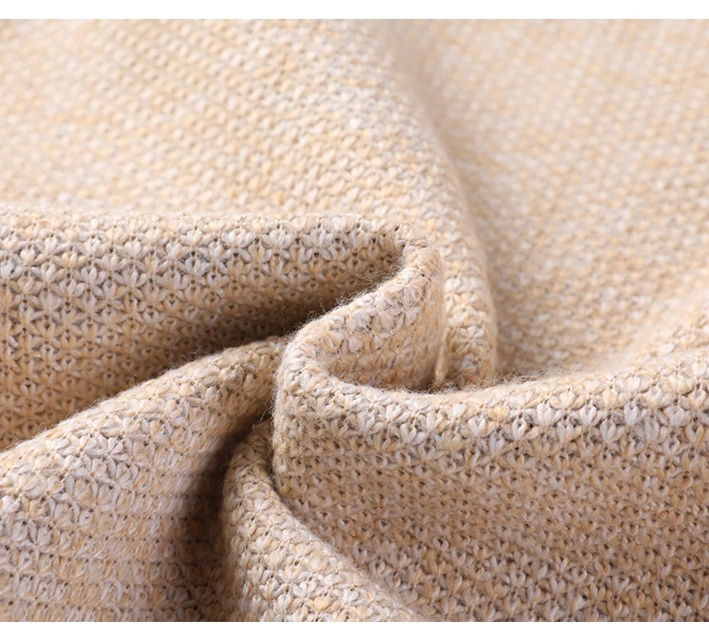 Men's Stand-up Collar Knit Sweater Autumn Winter New Cardigan Tops Korean Slim Solid Color Sweatercoat Jacket