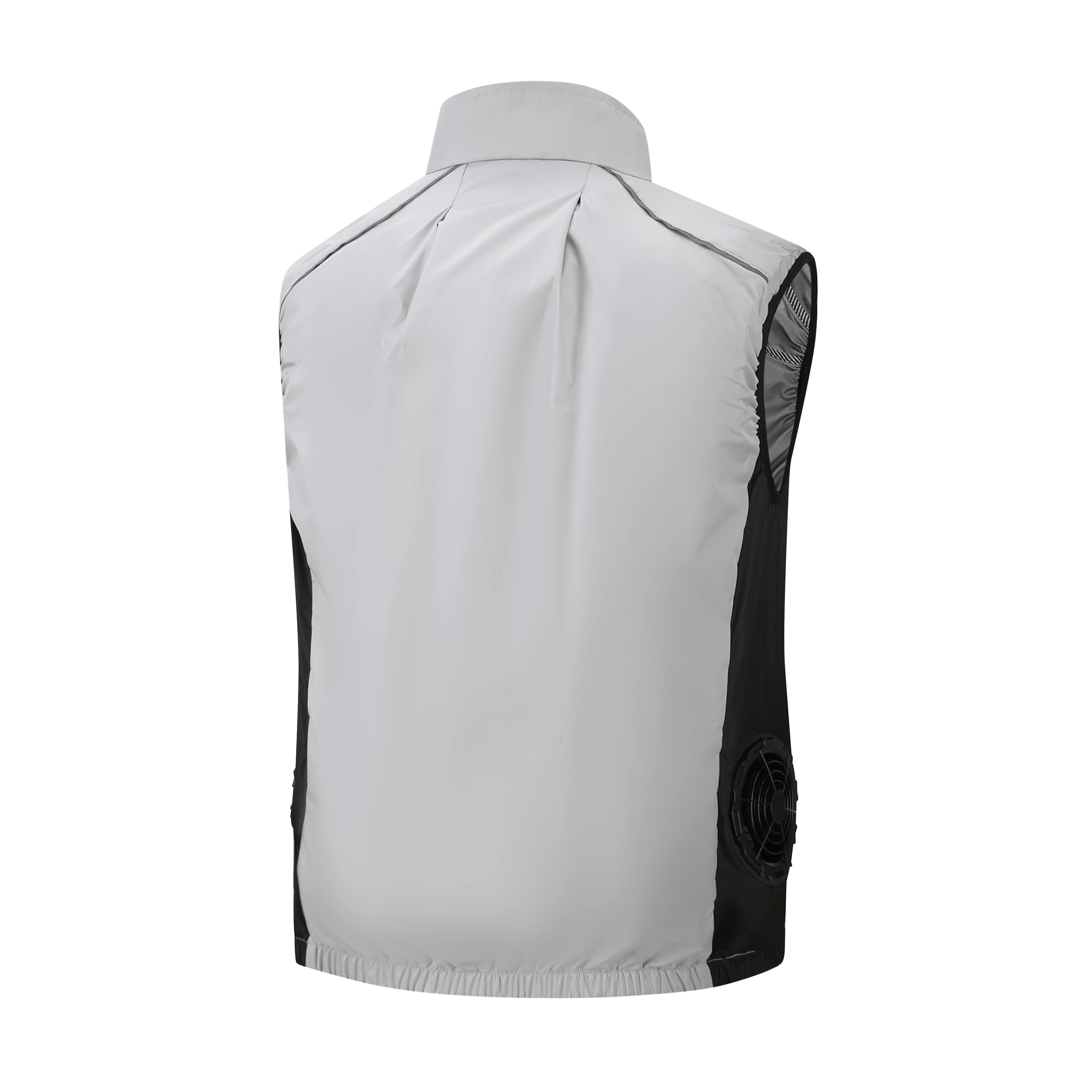 New Side Dual Fan Air Conditioning Vest Summer Outdoor Work Fishing Heatstroke Prevention Cooling Waistcoat（Excluding Power Bank