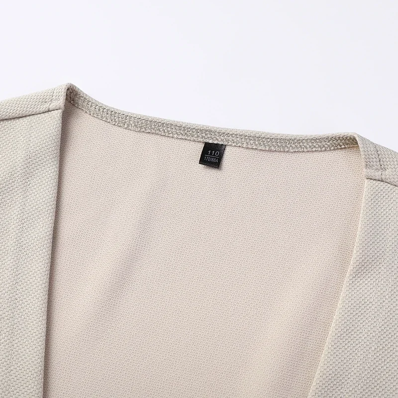 New Men's Casual Solid Color Long Sleeved Cardigan Cloak Spring and Autumn Fashionable Comfortable Top