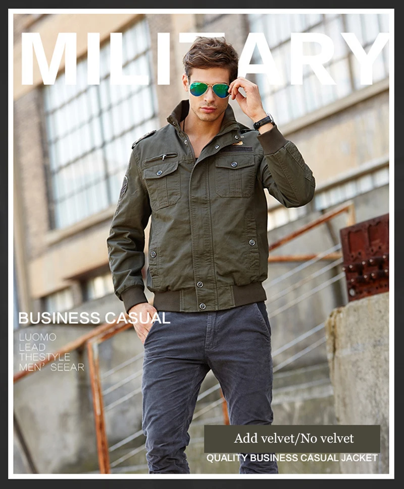 2024 Men's Tactical Jacket Autumn Winter Fleece Tactical Jackets Men Casual Multiple Pockets Windproof Outdoor Workwear Coat