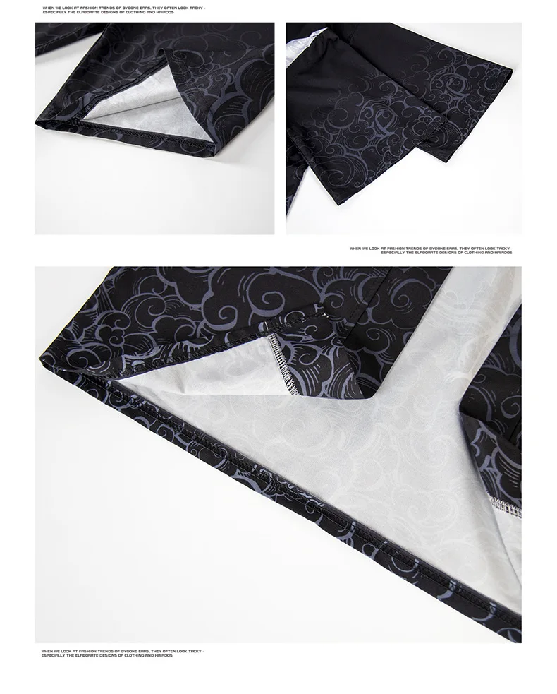 Large Size 5XL 6XL Japanese Kimono Cardigan Pants Set Print Fox Men Women Shirt Tradition Yukata Haori Obi Cosplay Costume
