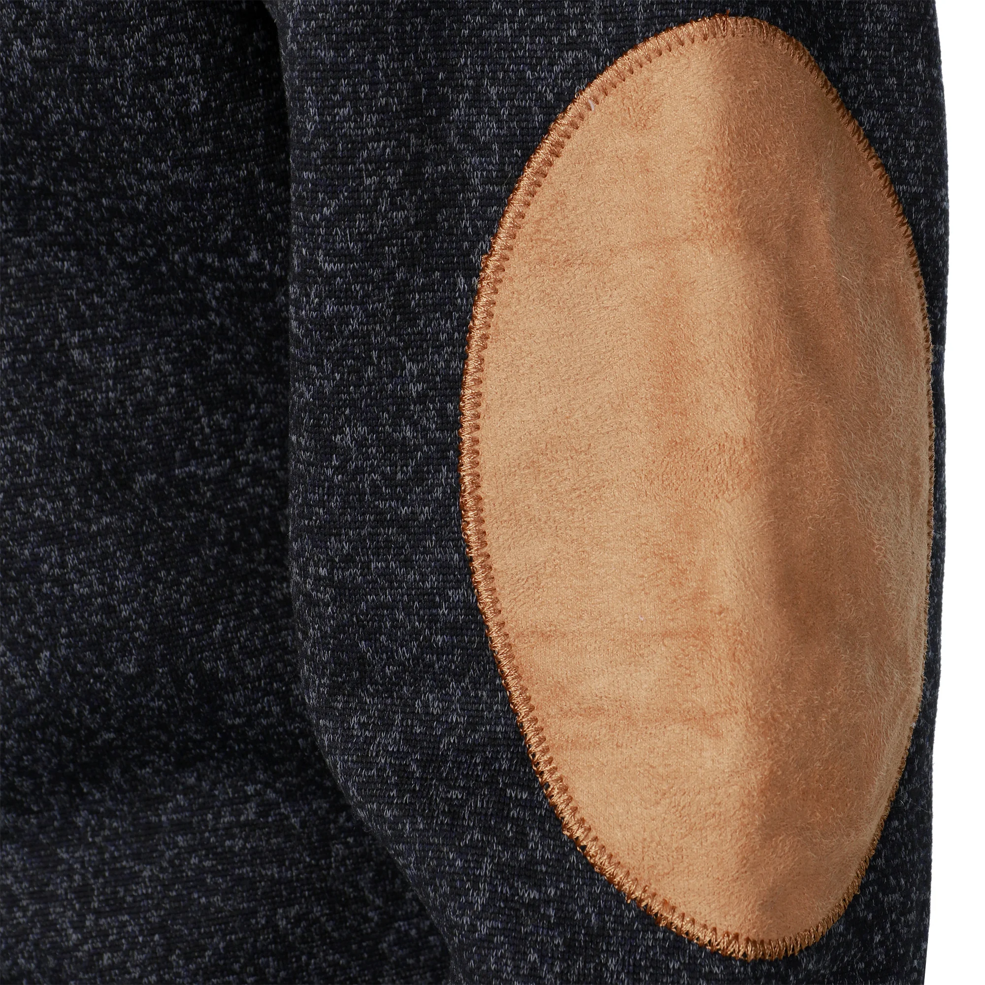 Autumn and winter men's stand collar long sleeve casual knitted sweater top
