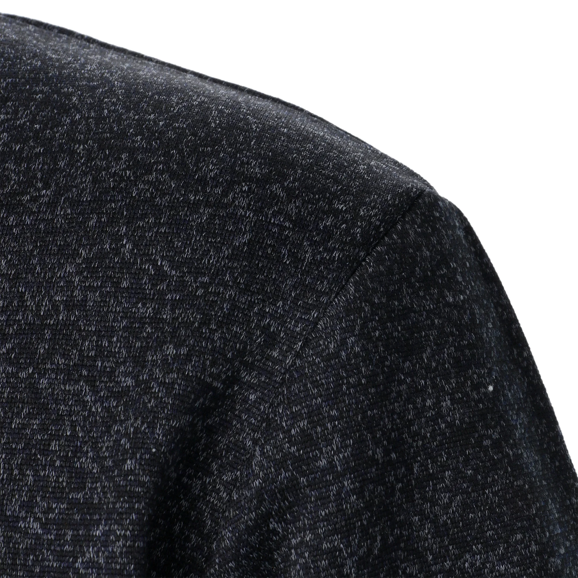 Autumn and winter men's stand collar long sleeve casual knitted sweater top