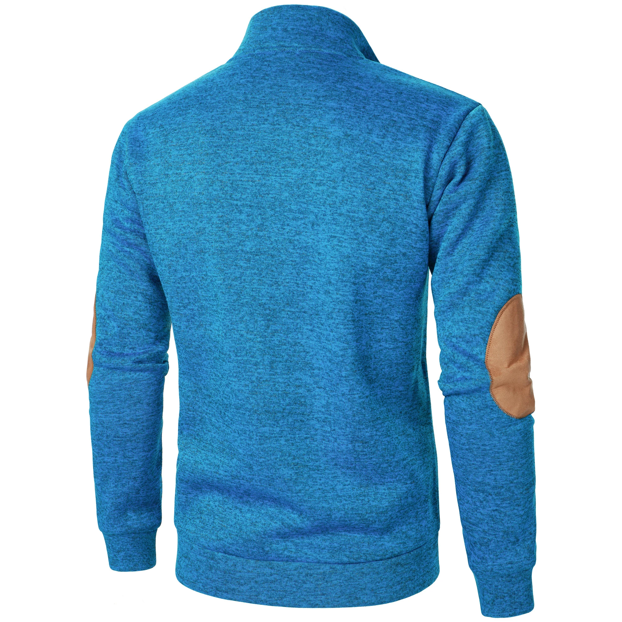 Autumn and winter men's stand collar long sleeve casual knitted sweater top