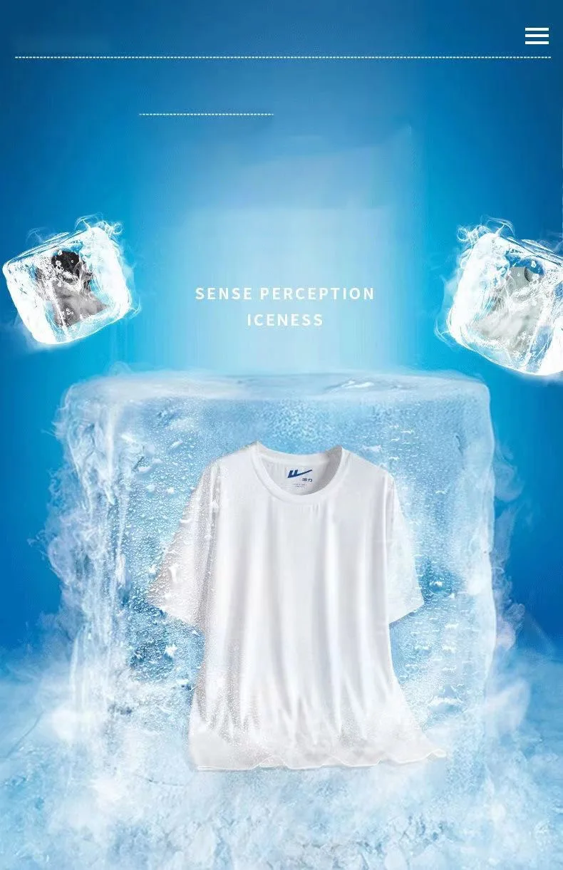 1+1+1 Refrigerator Sleeveless Ice Cooling Cold Nasity Sports Exercise Nasal Span Mesh Alpo