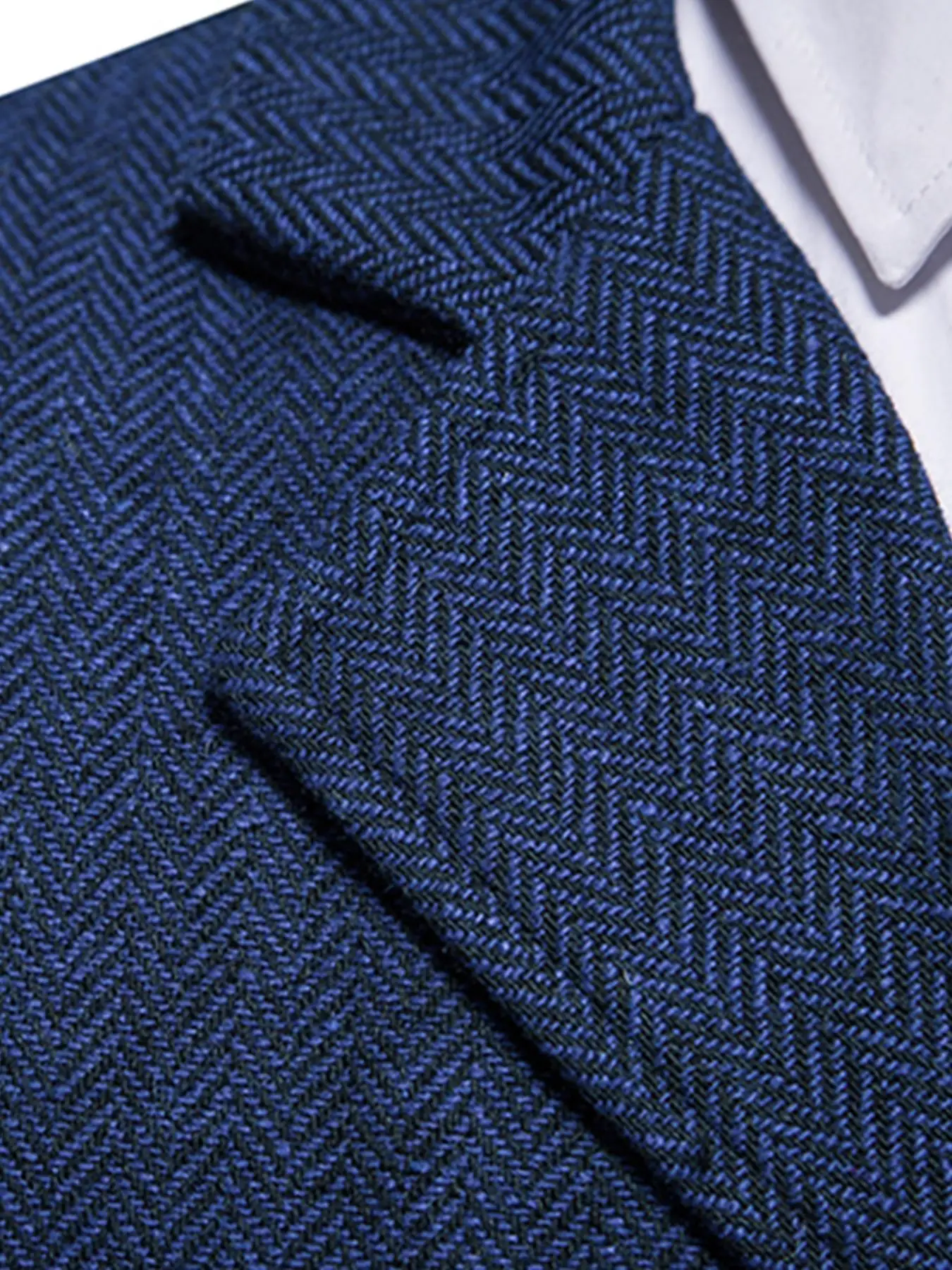 Elegant Men's Herringbone Waistcoat for Business Banquets and Weddings Stylish and Comfortable Men's Casual Vest