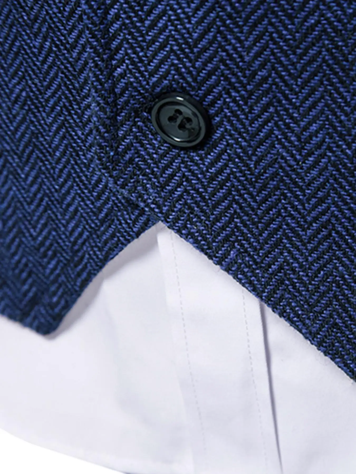Elegant Men's Herringbone Waistcoat for Business Banquets and Weddings Stylish and Comfortable Men's Casual Vest