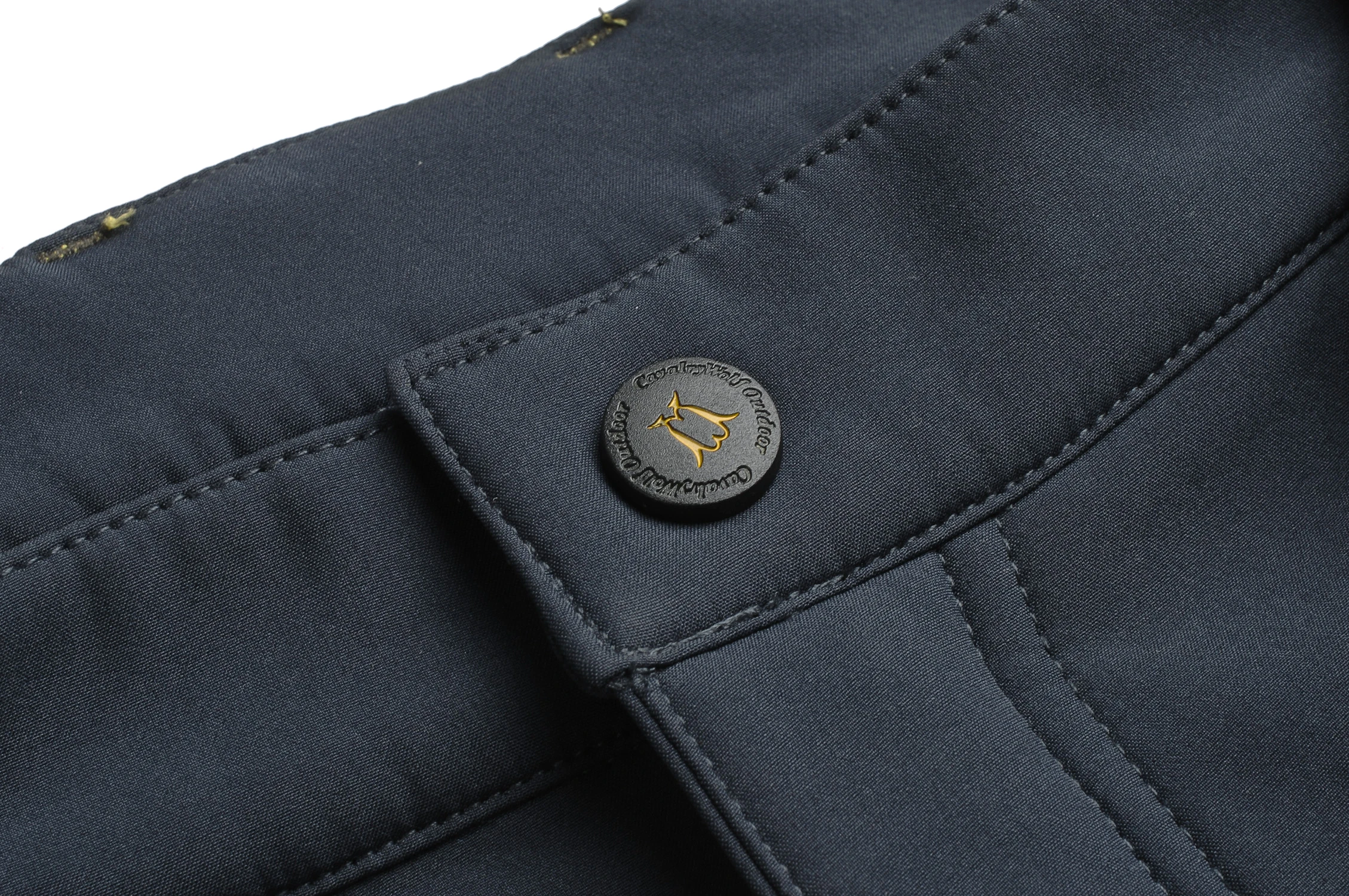 Men's Waterproof Hiking Pants Outdoor Fleece Lined Snow Ski Pants Winter Softshell Snowboard Pants