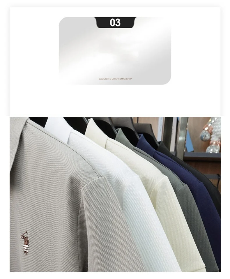 Designer brand men's polo shirt short sleeve summer new luxury pony embroidery casual Paul fashion breathable high-end T-shirt