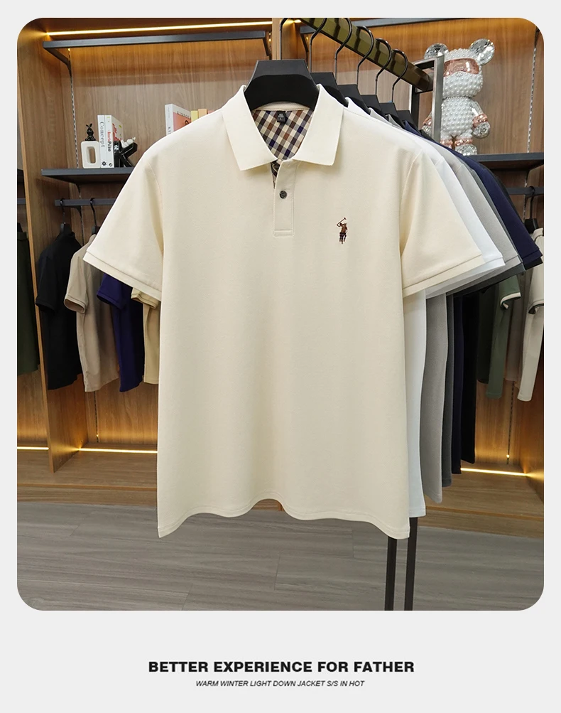 Designer brand men's polo shirt short sleeve summer new luxury pony embroidery casual Paul fashion breathable high-end T-shirt