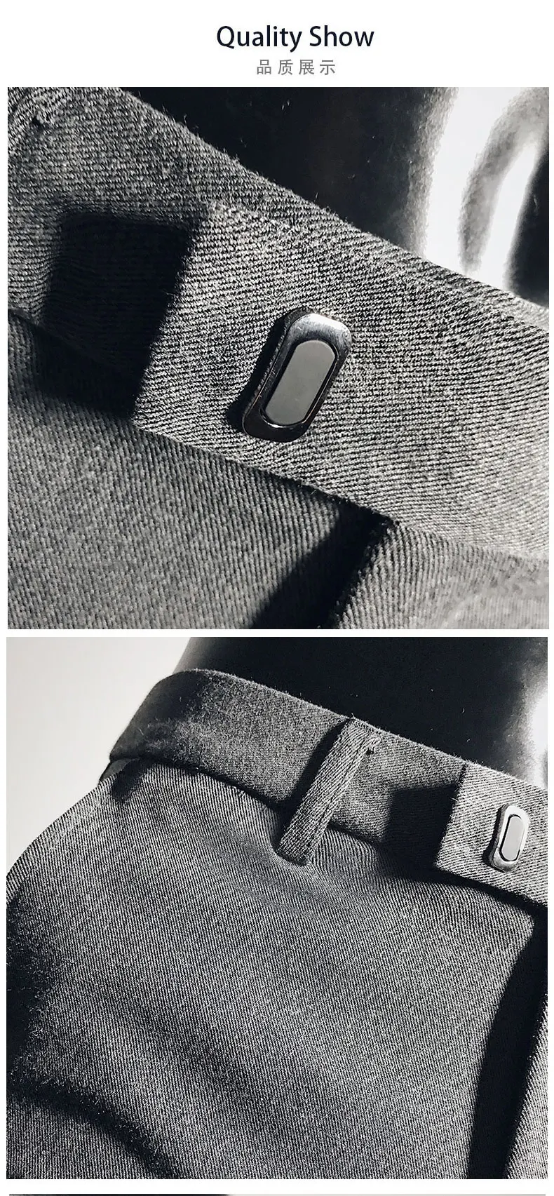 Men Suit Pants Formal Trousers Stretch Slim Pantalone Hombre Calça Masculina Solid Color Casual Dress Pants Fashion Men Clothing