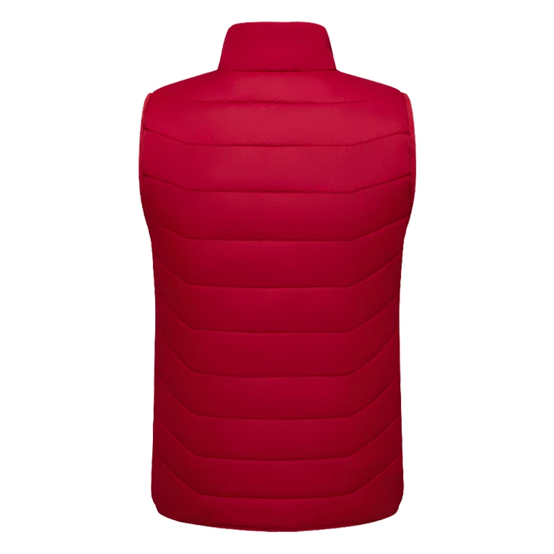 New Loose Casual Stand Up Collar Winter 28 Zone Intelligent Heating Vest Men'S Women'S Warm Electric Clip Coat (No Power Bank)