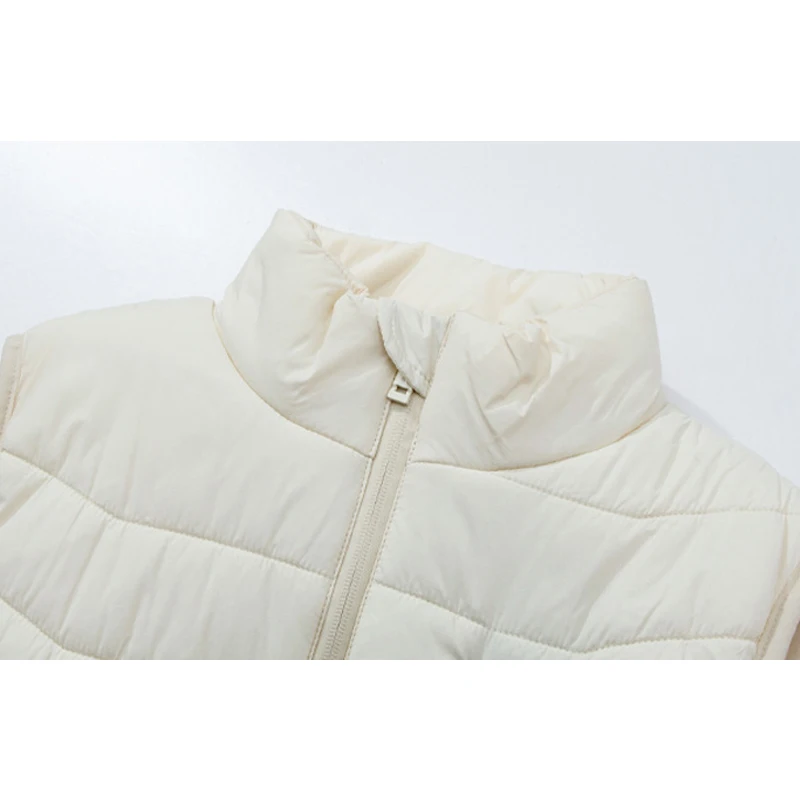 New Loose Casual Stand Up Collar Winter 28 Zone Intelligent Heating Vest Men'S Women'S Warm Electric Clip Coat (No Power Bank)