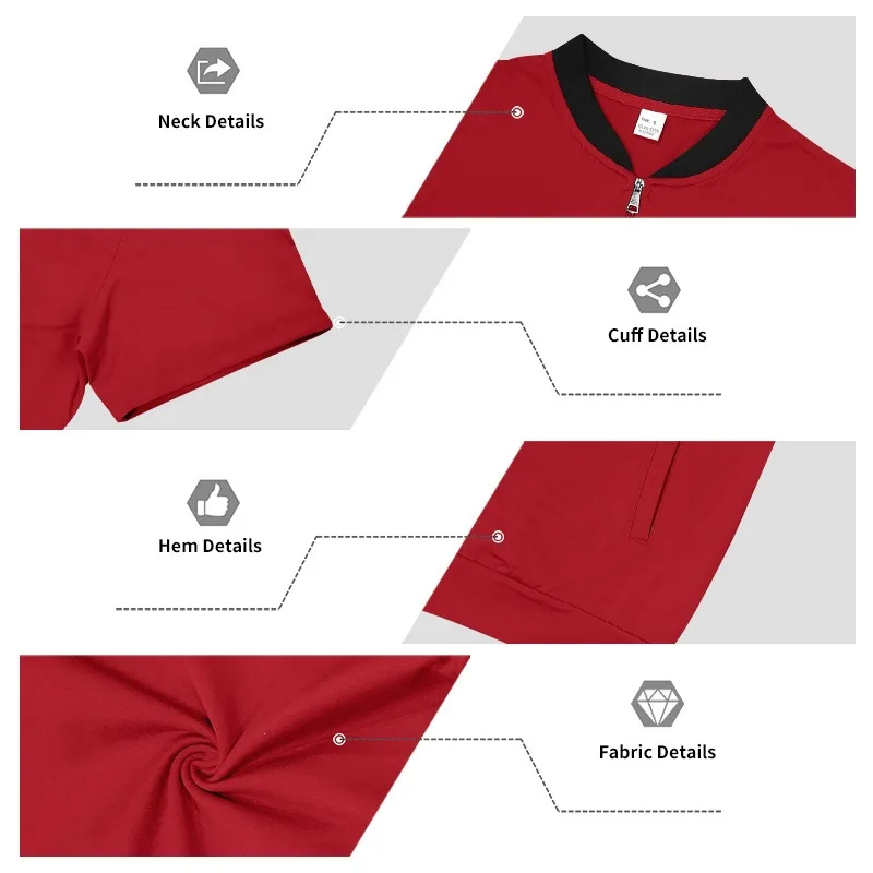 2026 American Summer Men's Stand Collar Thin Sports Short Sleeve Flight Zipper Baseball Jersey Jacket