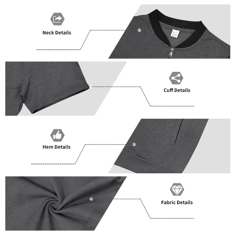 2026 American Summer Men's Stand Collar Thin Sports Short Sleeve Flight Zipper Baseball Jersey Jacket
